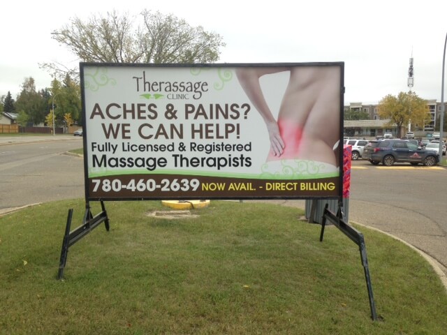 Edmonton portable business signs